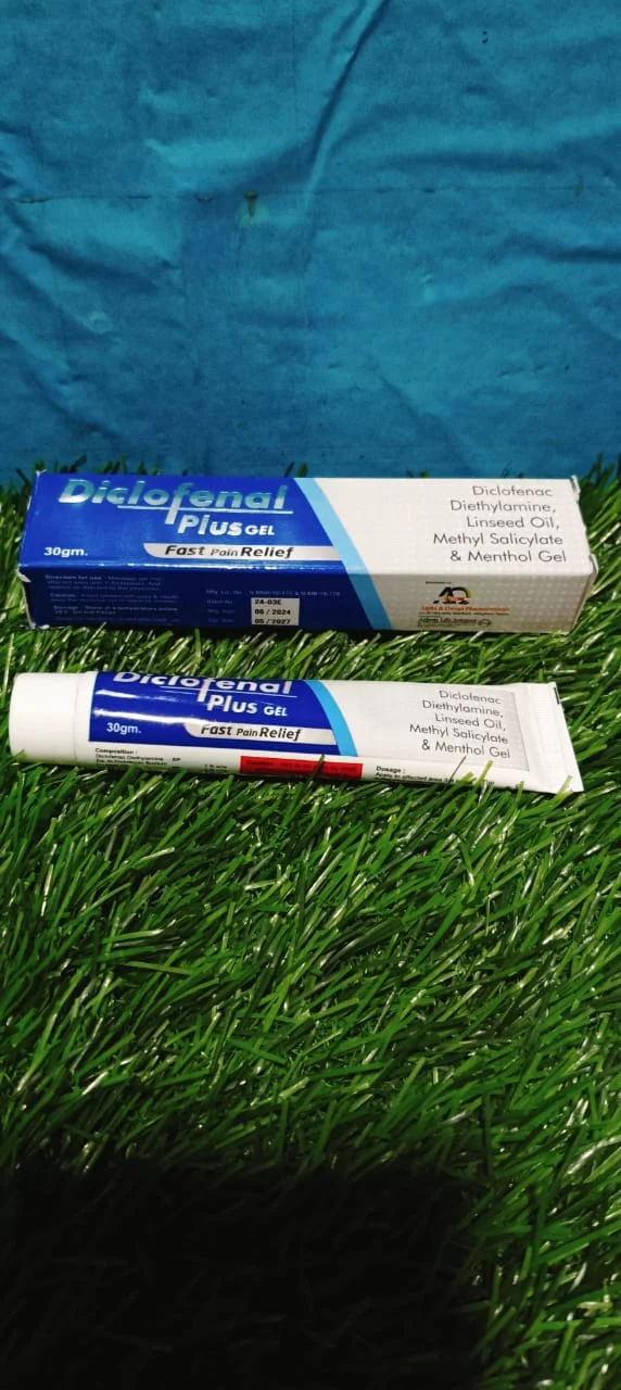 Diclofenal Plus Gel Blue pain relief pharmaceutical