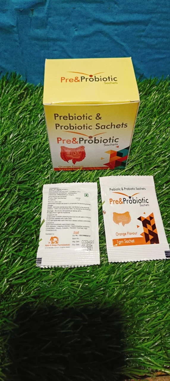 Pre and probiotic healthcare sachets