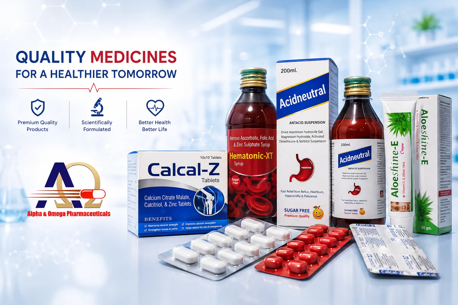Premium pharmaceutical healthcare products