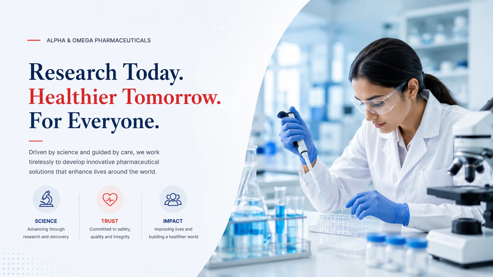 Professional pharmaceutical products and healthcare services
